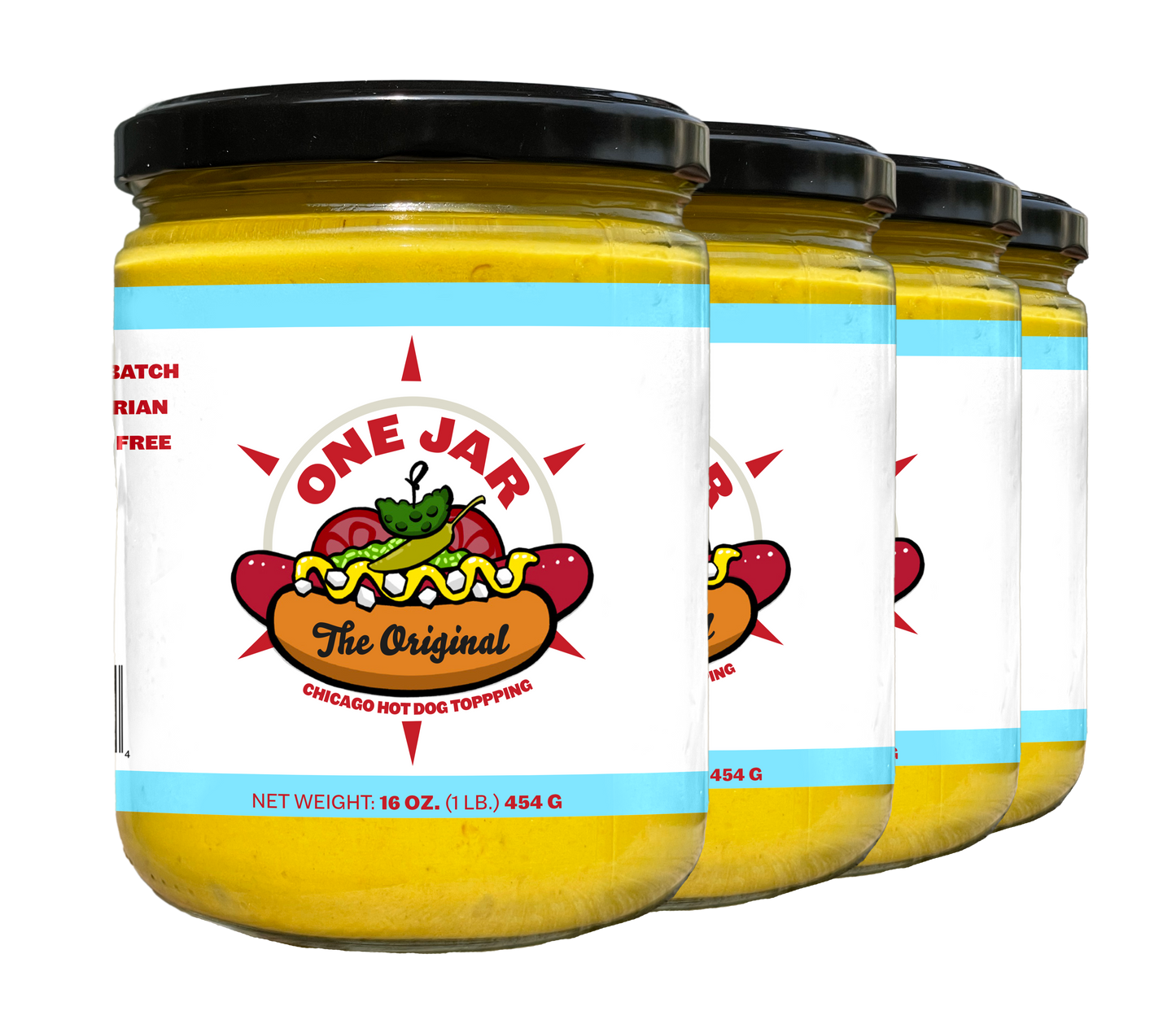 Party Bundle - Chicago Hot Dog Topping - Original (2x) + Extra Sport Peppers (2x)